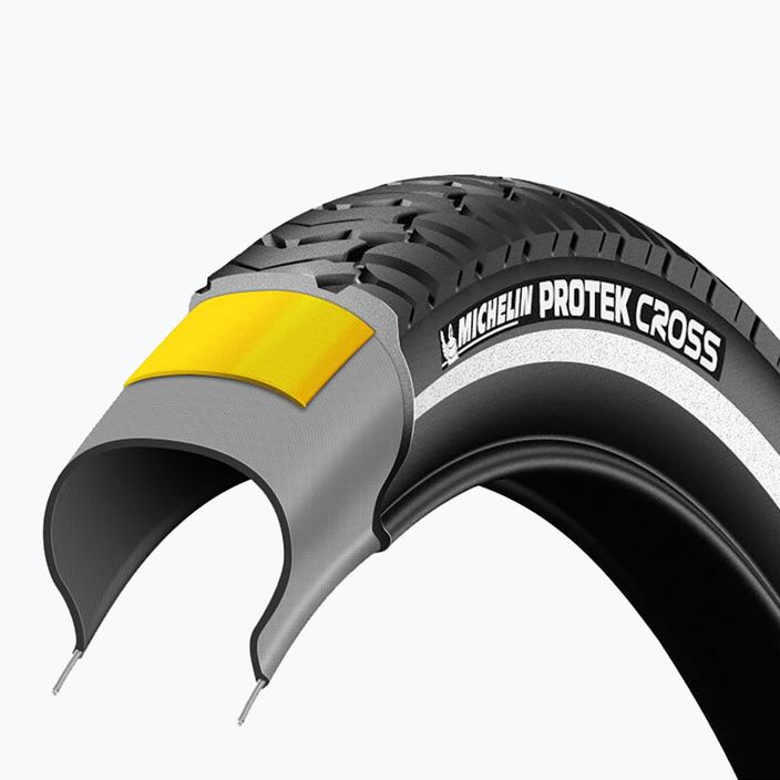 Opona rowerowa Michelin Protek Cross Br Wire Access Line 700 x 35C black 4