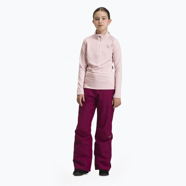 Bluza dziecięca Rossignol Girl Warm Stretch powder pink 4