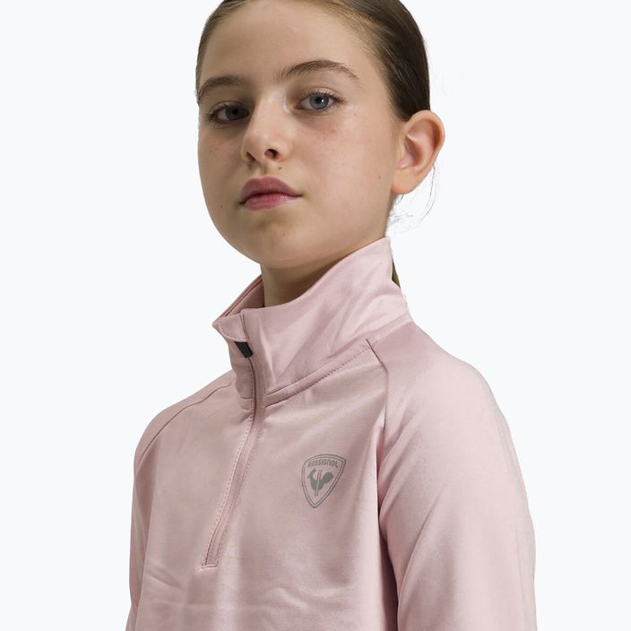 Bluza dziecięca Rossignol Girl Warm Stretch powder pink 5