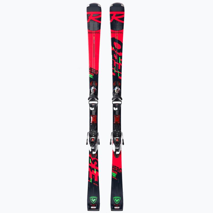 Narty zjazdowe Rossignol HERO ELITE ST TI K + NX12 czarno-czerwone RRJ04LX