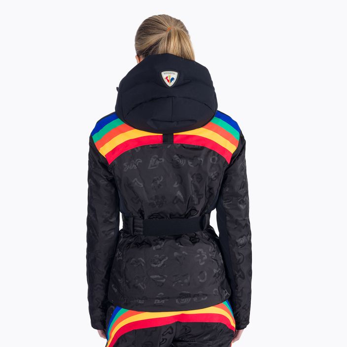 Kurtka narciarska damska Rossignol W Rainbow black 4