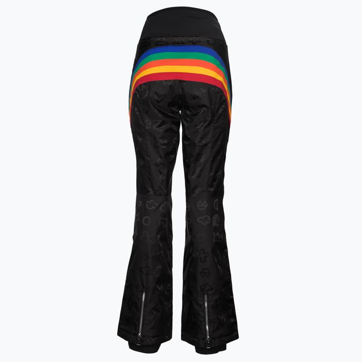 Spodnie narciarskie damskie Rossignol Rainbow black 10