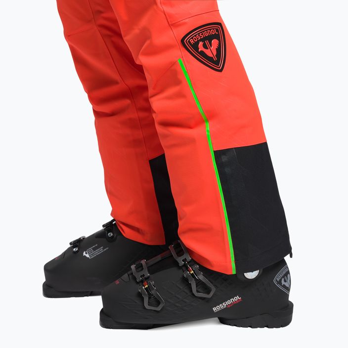 Spodnie narciarskie męskie Rossignol Hero Ski neon red 5