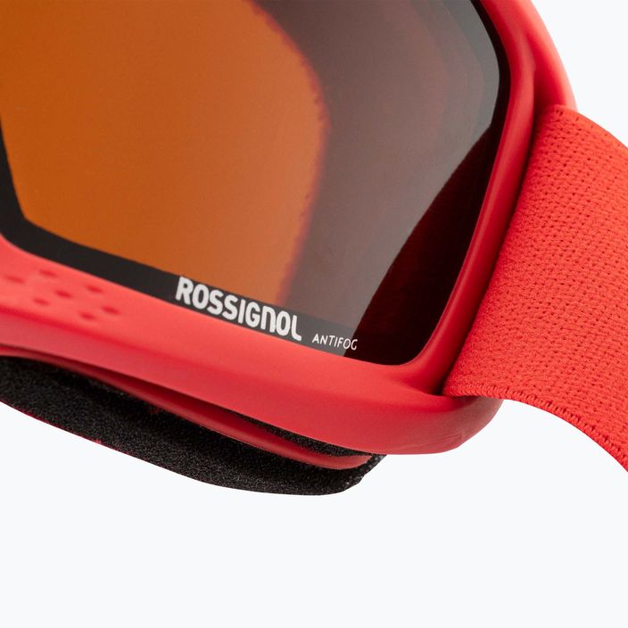 Gogle narciarskie dziecięce Rossignol Raffish red/orange 4