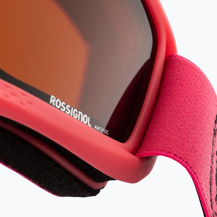 Gogle narciarskie dziecięce Rossignol Raffish pink/orange 4