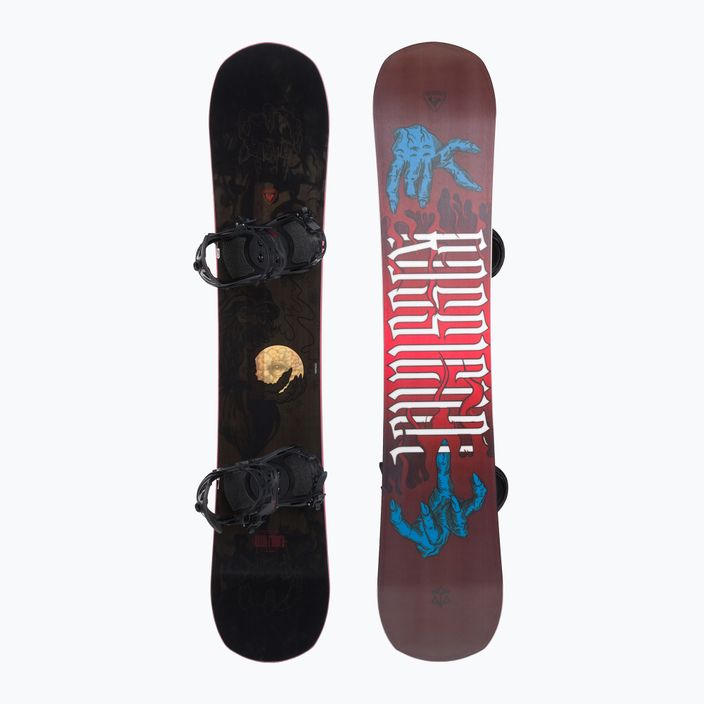 Deska snowboardowa Rossignol Evader + wiązania Battle M/L black/red