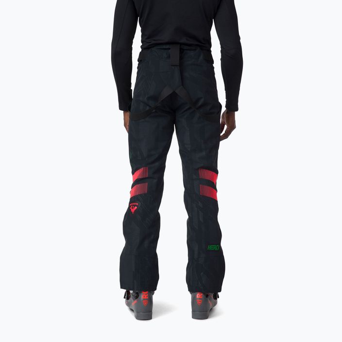 Spodnie narciarskie męskie Rossignol Hero Course black/red 2