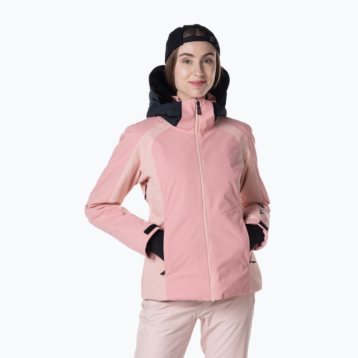 Kurtka narciarska damska Rossignol Controle cooper pink