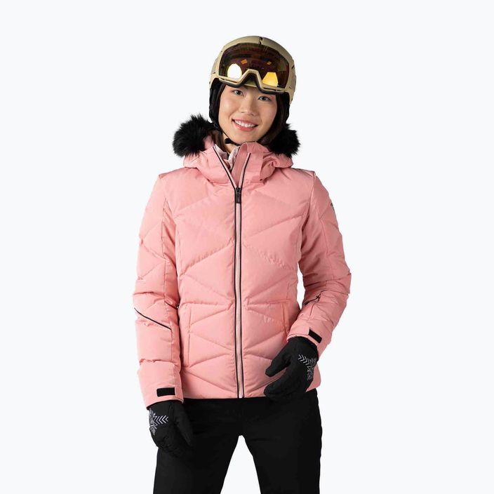 Kurtka narciarska damska Rossignol Staci pastel pink