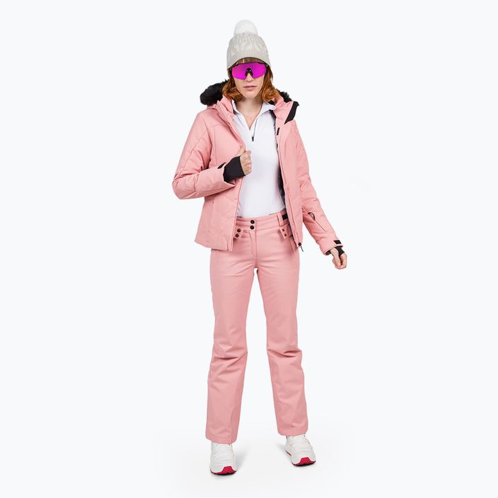 Spodnie narciarskie damskie Rossignol Staci cooper pink 3