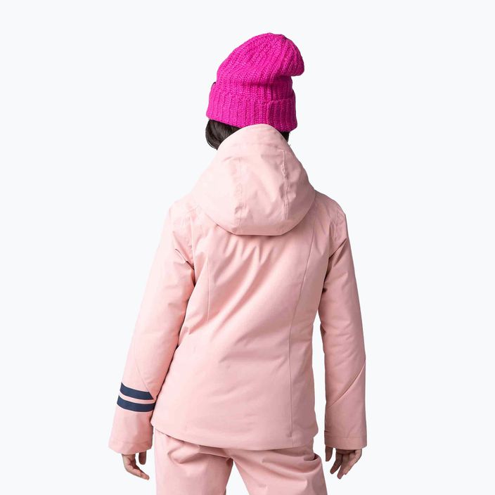 Kurtka narciarska dziecięca Rossignol Girl Fonction cooper pink 3