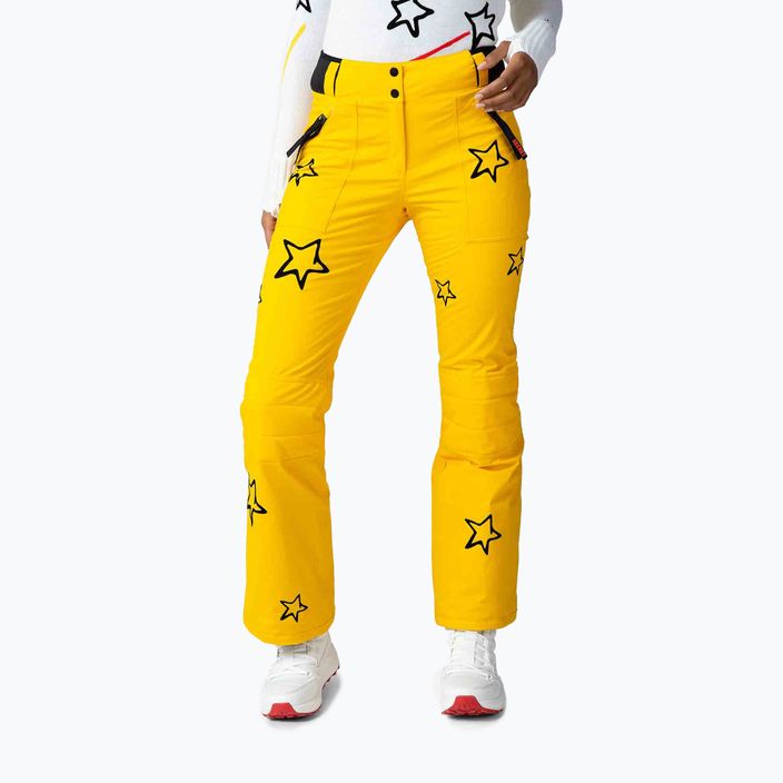 Spodnie narciarskie damskie Rossignol Stellar yellow