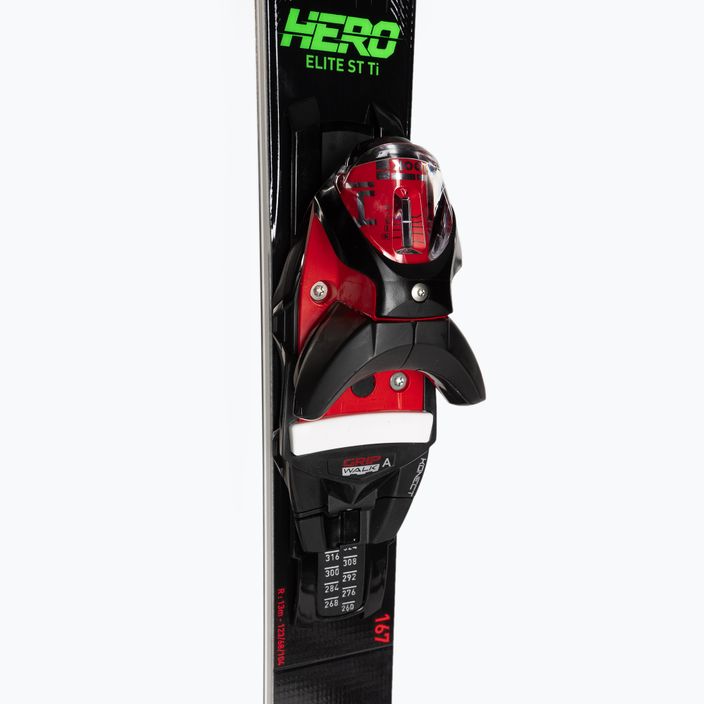 Narty zjazdowe Rossignol Hero Elite ST TI K + wiązania SPX14 black/red 4