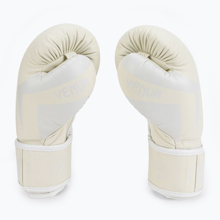 Rękawice bokserskie Venum Elite white/white 4