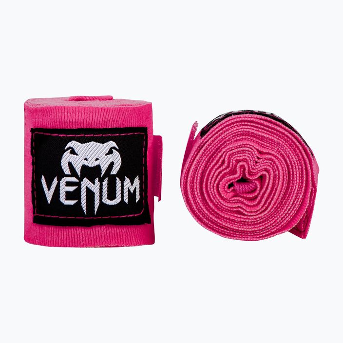 Bandaże bokserskie Venum Kontact różowe 0429 4