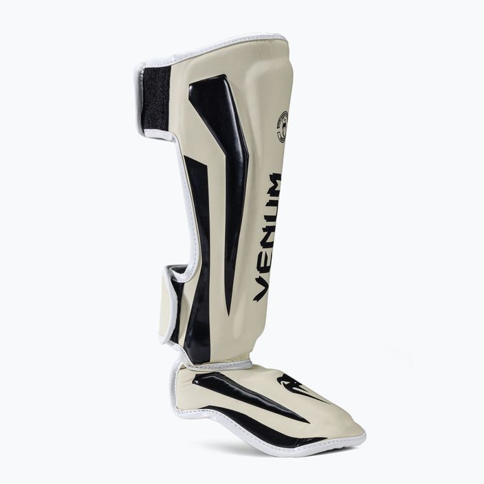 Ochraniacze piszczeli i stóp Venum Elite Standup white/black 2