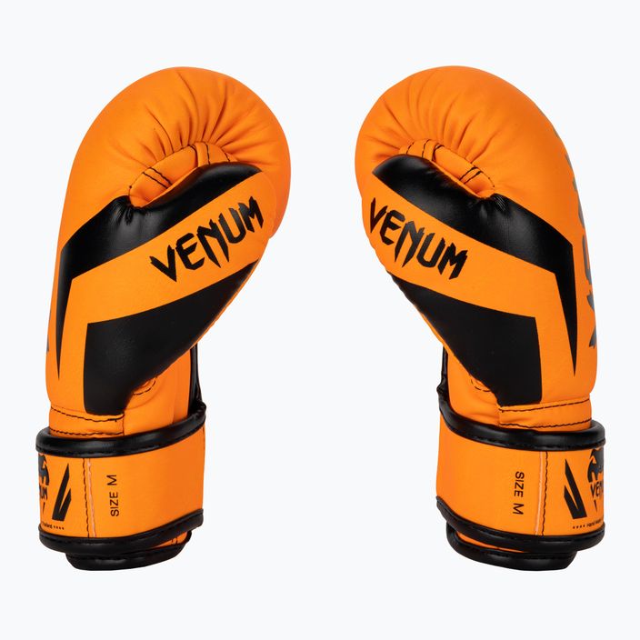 Rękawice bokserskie dziecięce Venum Elite Boxing fluo orange 3