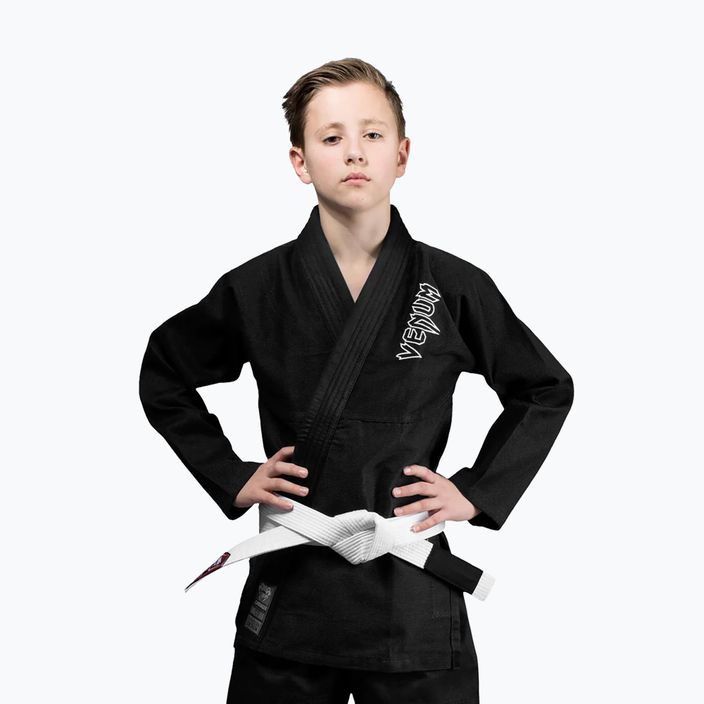 GI do brazylijskiego jiu-jitsu dziecięce Venum Contender Evo black 9