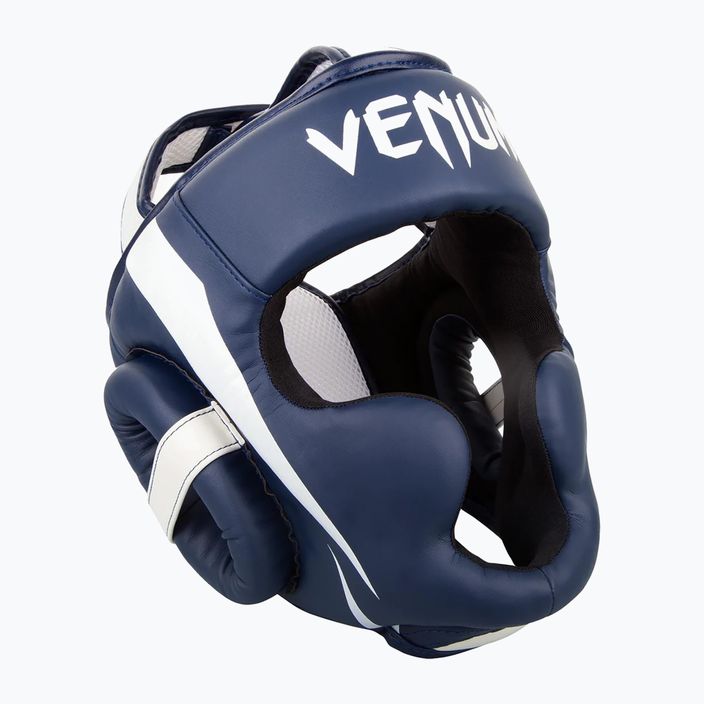 Kask bokserski Venum Elite white/navy blue 5