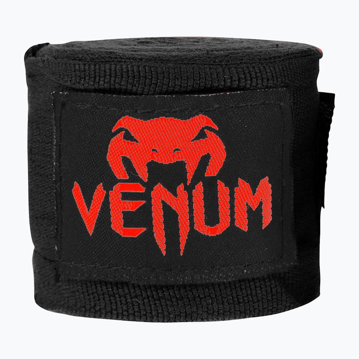 Bandaże bokserskie Venum Kontact 250 cm black/red 2