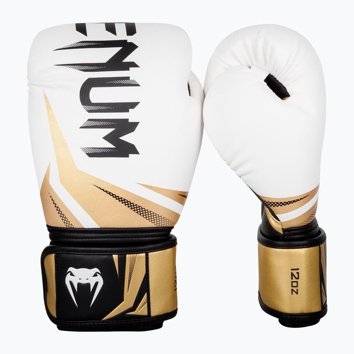 Rękawice bokserskie Venum Challenger 3.0 biało-złote 03525-520 6