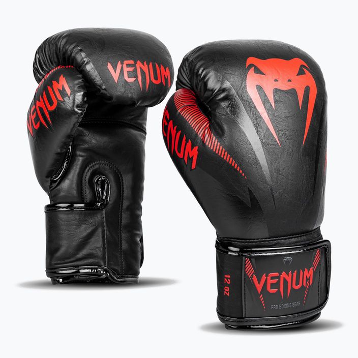 Rękawice bokserskie Venum Impact czarne VENUM-03284-100 8