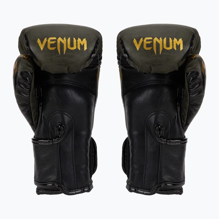Rękawice bokserskie Venum Impact zielone 03284-230 2