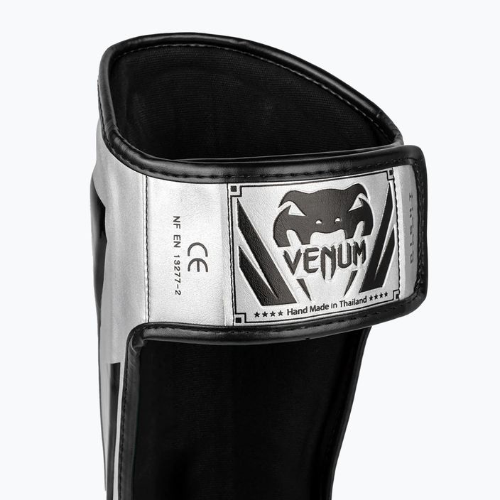 Ochraniacze piszczeli Venum Elite Standup black/silver 7