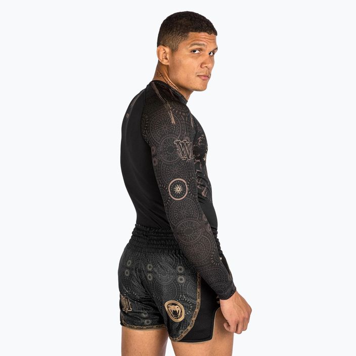 Rashguard longsleeve męski Venum Santa Muerte Dark Side black/brown 5