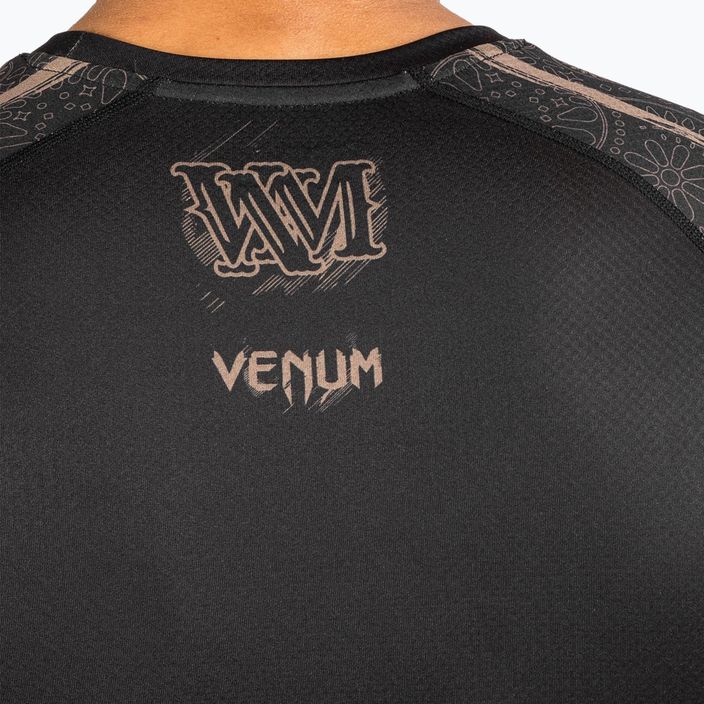 Rashguard longsleeve męski Venum Santa Muerte Dark Side black/brown 6