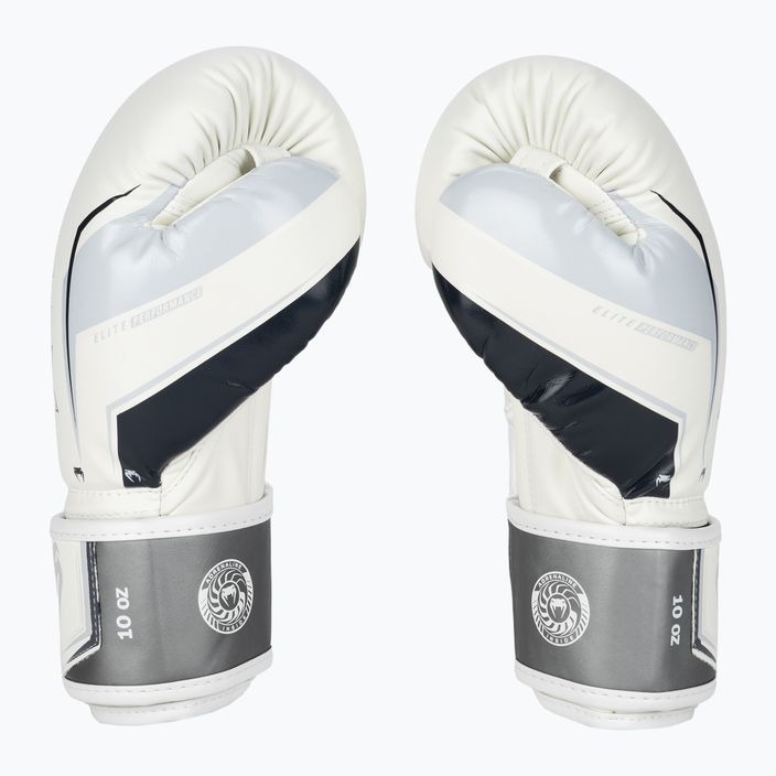 Rękawice bokserskie Venum Elite Evo grey/white 3