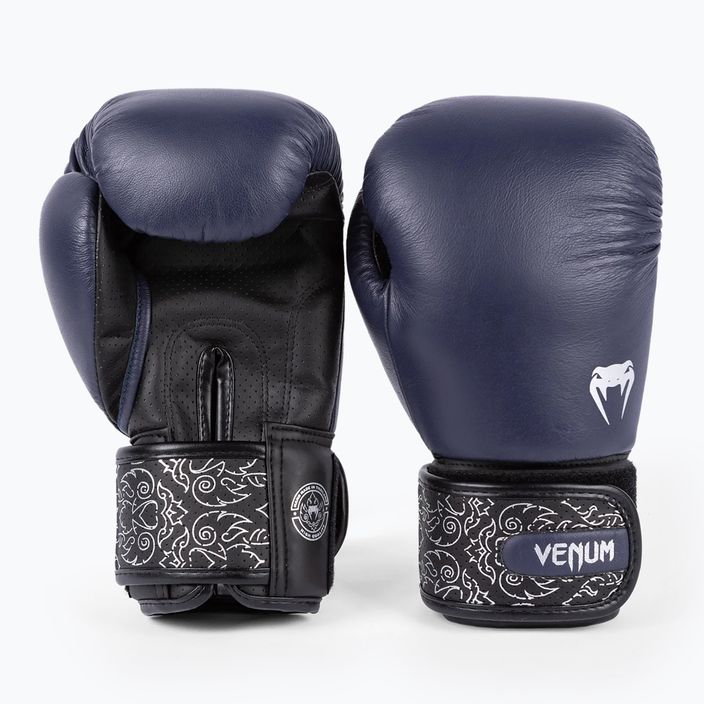 Rękawice bokserskie Venum Power 2.0 navy blue/black 5