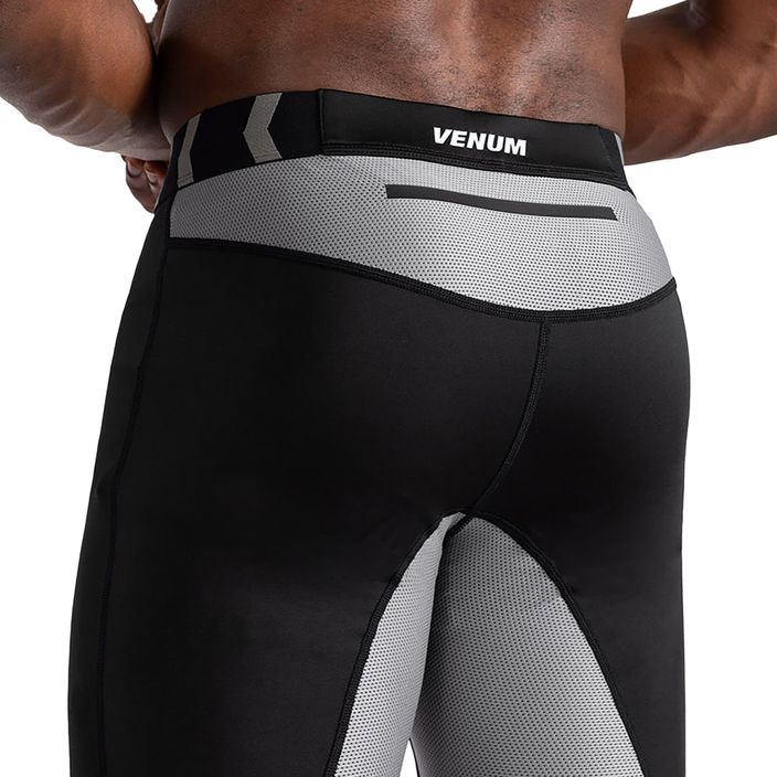 Legginsy treningowe męskie Venum Tempest Spats black/ grey 6