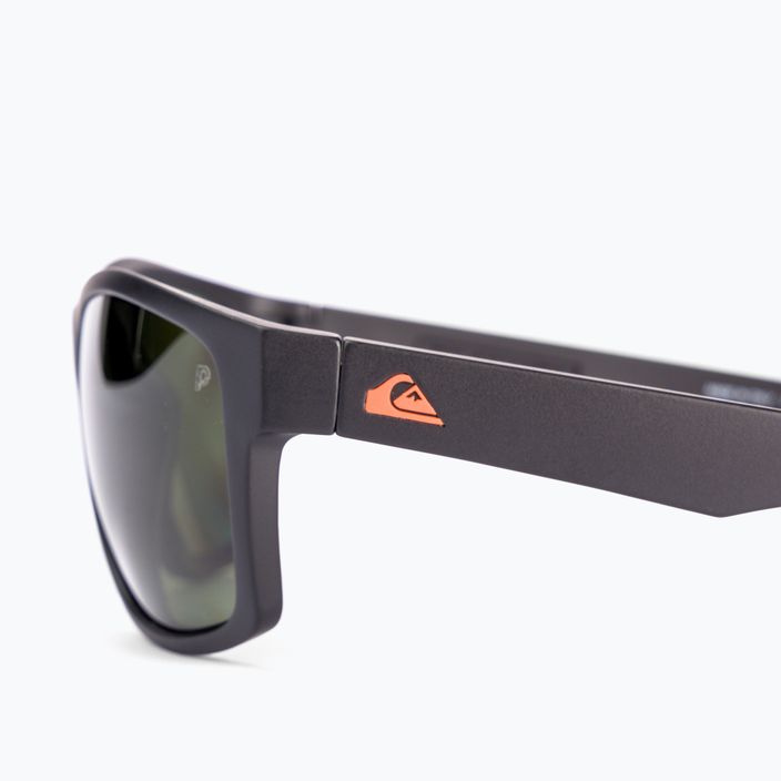 Okulary przeciwsłoneczne Quiksilver Trailway Polarized Floatable matte black/green polarized 3