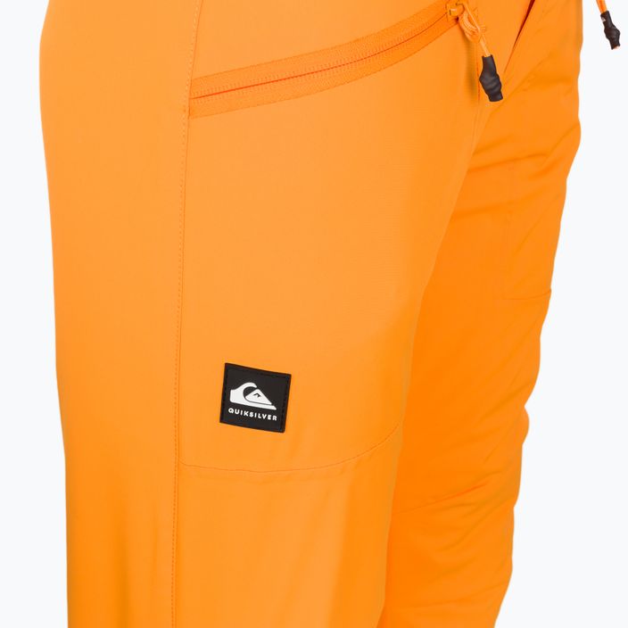 Spodnie snowboardowe dziecięce Quiksilver Boundry flame orange 3