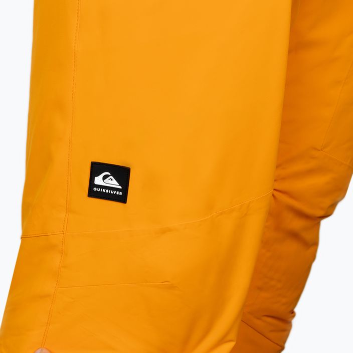 Spodnie snowboardowe męskie Quiksilver Boundry flame orange 3