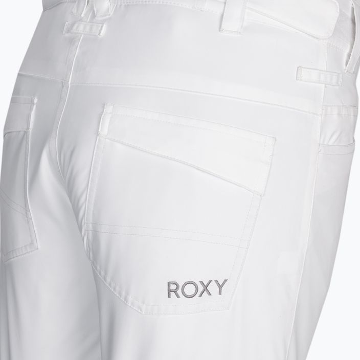 Spodnie snowboardowe damskie ROXY Backyard bright white 9