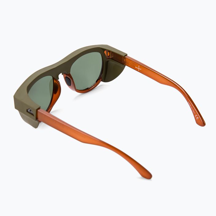 Okulary przeciwsłoneczne Quiksilver Eliminator Polarized + shiny crystal brown/green polarized 2