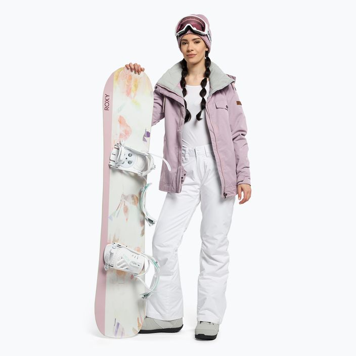 Kurtka snowboardowa damska ROXY Billie pink 2