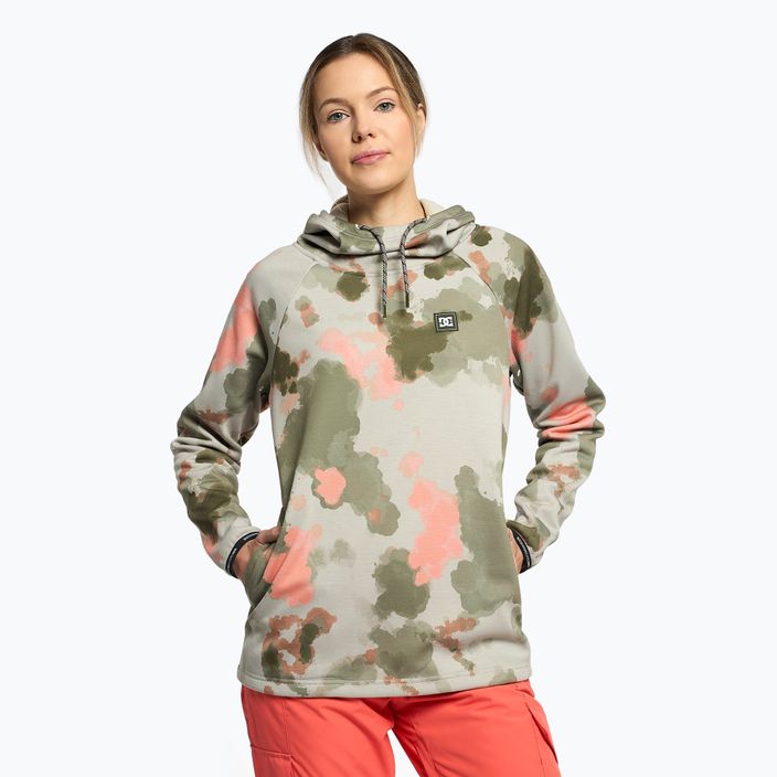 Bluza snowboardowa damska DC Salem szara ADJFT03020-XGCM