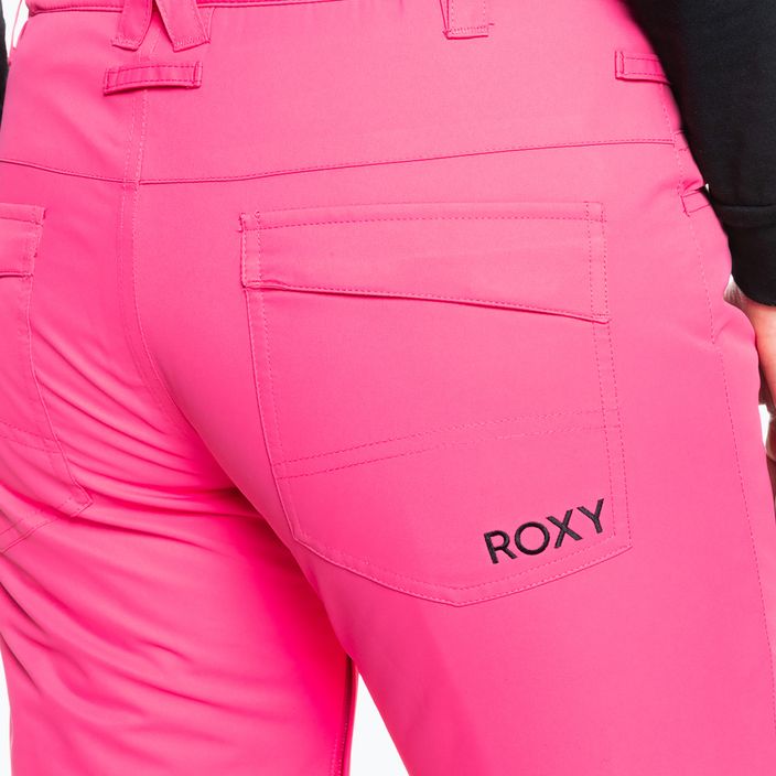 Spodnie snowboardowe damskie ROXY Backyard pink 4