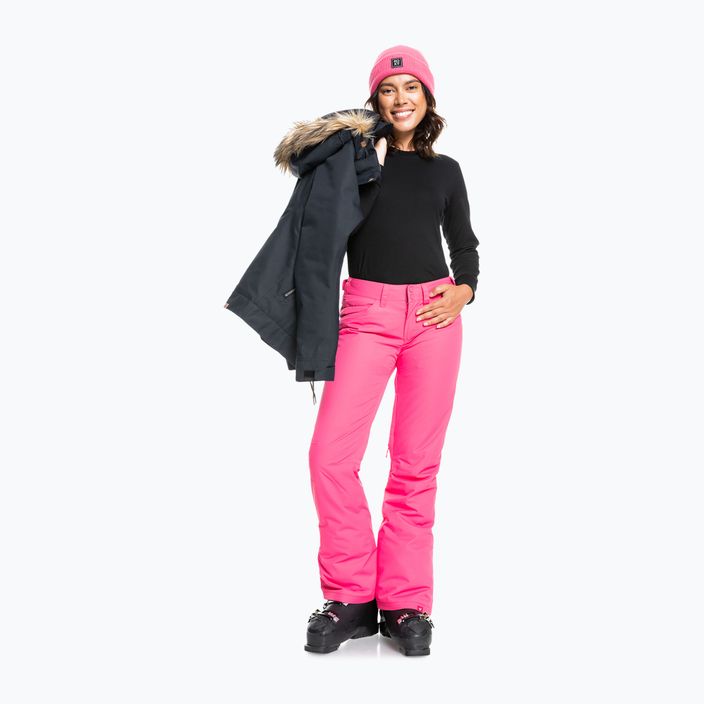 Spodnie snowboardowe damskie ROXY Backyard pink 6