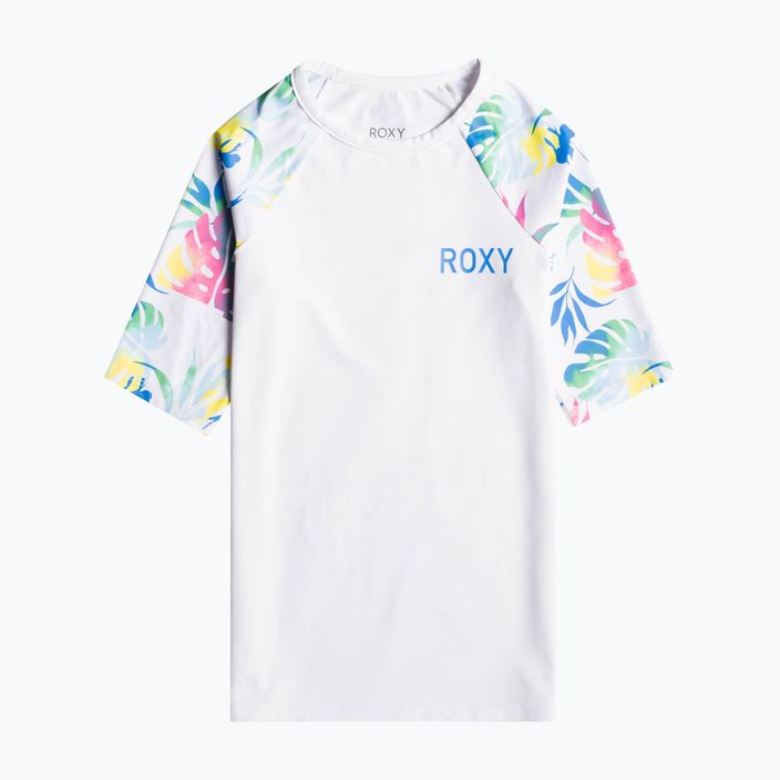 Koszulka do pływania dziecięca ROXY Printed bright white/surf trippin 4