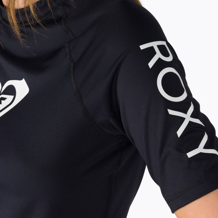 Koszulka do pływania damska ROXY Whole Hearted anthracite 4