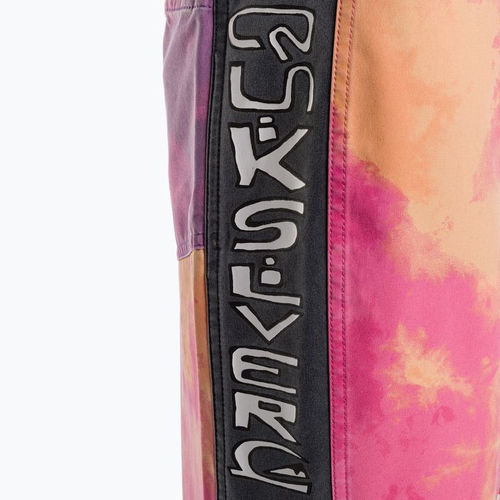 Szorty kąpielowe męskie Quiksilver Surfsilk Acid Wash 18" shocking pink 3