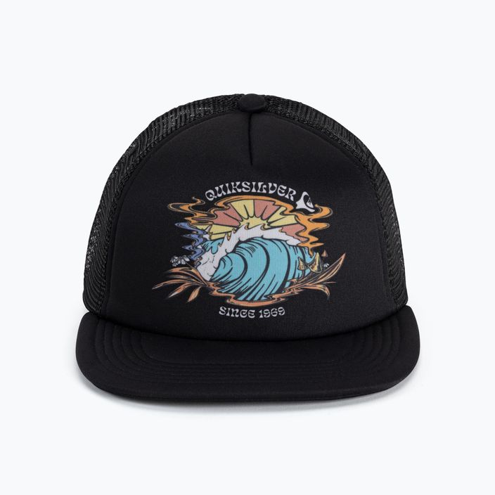 Czapka z daszkiem dziecięca Quiksilver Hard Shred - Trucker czarna AQBHA03522-KVJ0 4