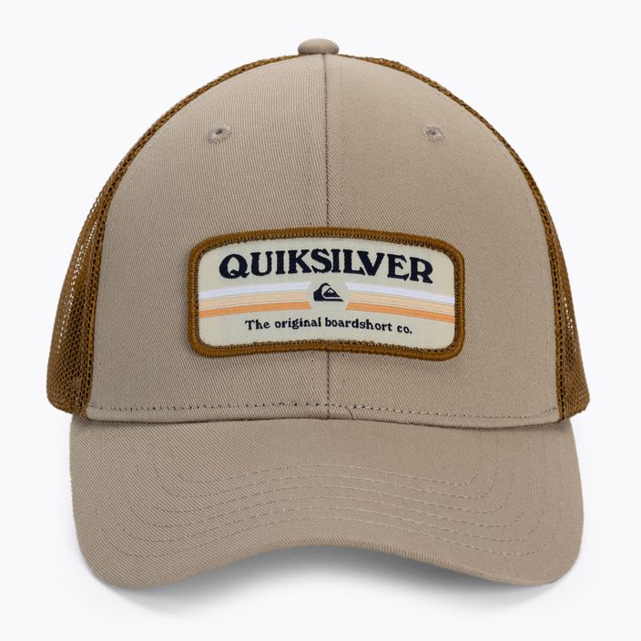 Czapka z daszkiem męska Quiksilver Jetty Scrubber Trucker Hat brązowa AQYHA05008 4