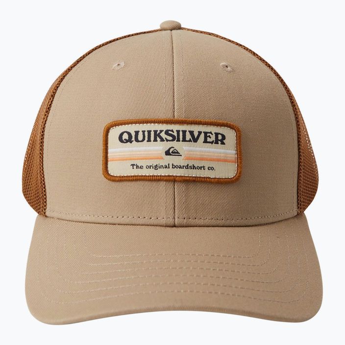 Czapka z daszkiem męska Quiksilver Jetty Scrubber Trucker Hat brązowa AQYHA05008 6