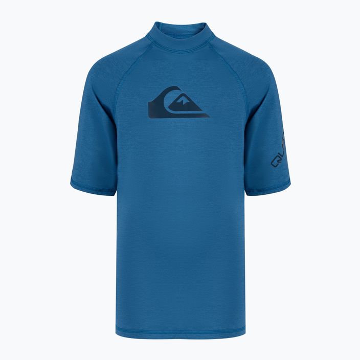 Koszulka do pływania dziecięca Quiksilver All Time vallarta blue heather