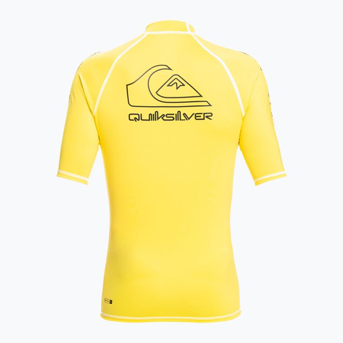 Koszulka do pływania męska Quiksilver On Tour lemon zest 2